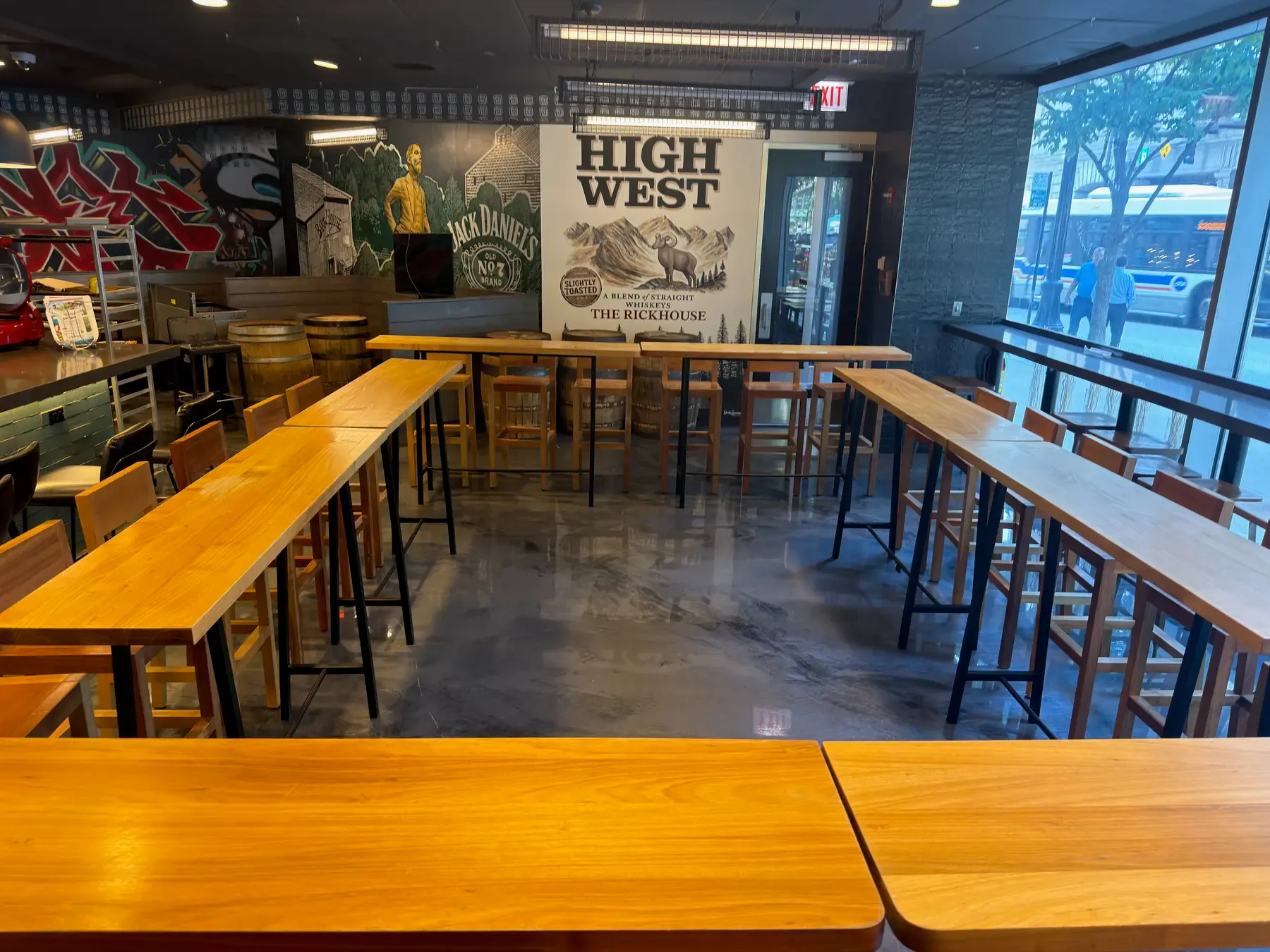 The Rickhouse configured for a boardroom meeting